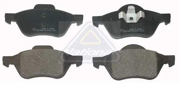 Handler.Part Brake pad set, disc brake NATIONAL NP2510 1