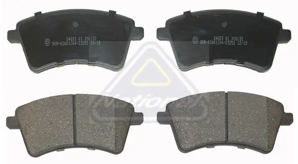 Handler.Part Brake pad set, disc brake NATIONAL NP2518 1