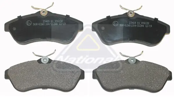 Handler.Part Brake pad set, disc brake NATIONAL NP2519 1