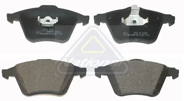 Handler.Part Brake pad set, disc brake NATIONAL NP2522 1