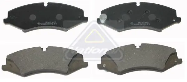 Handler.Part Brake pad set, disc brake NATIONAL NP2537 1