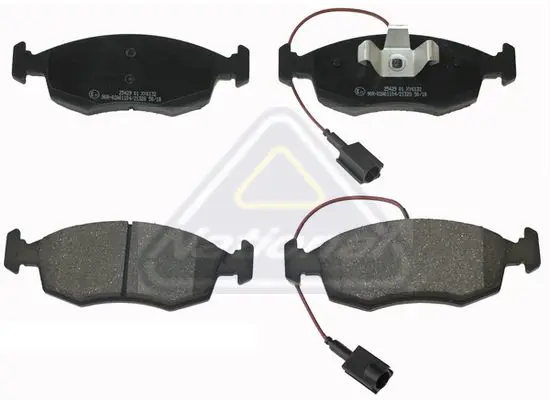 Handler.Part Brake pad set, disc brake NATIONAL NP2542 1