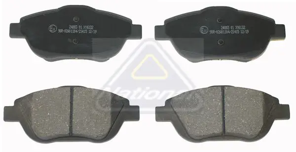 Handler.Part Brake pad set, disc brake NATIONAL NP2549 1