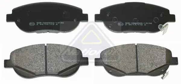 Handler.Part Brake pad set, disc brake NATIONAL NP2552 1