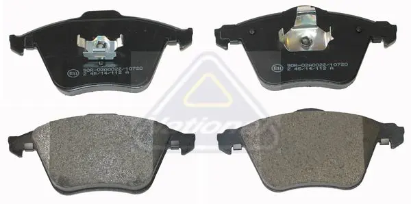 Handler.Part Brake pad set, disc brake NATIONAL NP2556 1