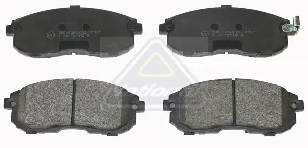 Handler.Part Brake pad set, disc brake NATIONAL NP2618 1