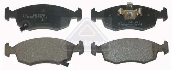 Handler.Part Brake pad set, disc brake NATIONAL NP2649 1