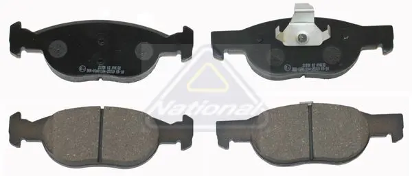 Handler.Part Brake pad set, disc brake NATIONAL NP2667 1