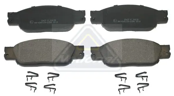 Handler.Part Brake pad set, disc brake NATIONAL NP2683 1