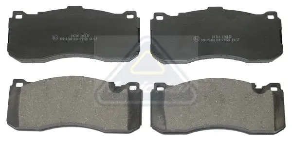 Handler.Part Brake pad set, disc brake NATIONAL NP2708 1