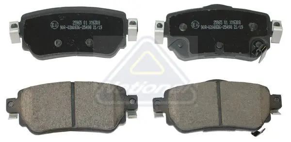 Handler.Part Brake pad set, disc brake NATIONAL NP2710 1