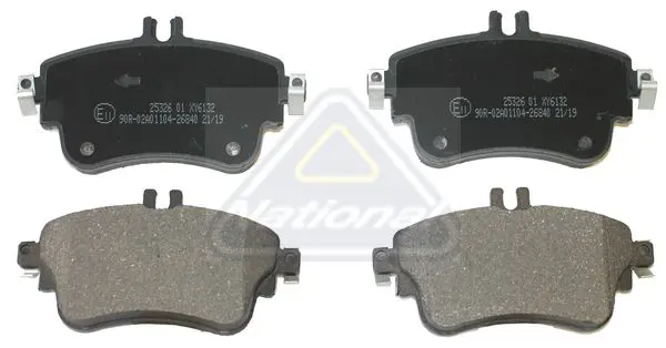 Handler.Part Brake pad set, disc brake NATIONAL NP2716 1