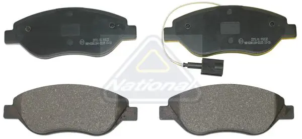 Handler.Part Brake pad set, disc brake NATIONAL NP2725 1