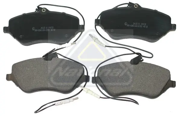 Handler.Part Brake pad set, disc brake NATIONAL NP2736 1