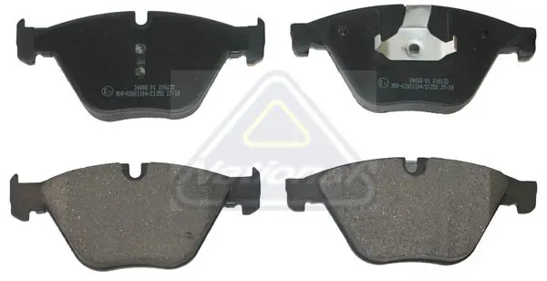 Handler.Part Brake pad set, disc brake NATIONAL NP2750 1