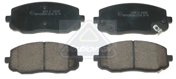 Handler.Part Brake pad set, disc brake NATIONAL NP2765 1