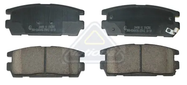 Handler.Part Brake pad set, disc brake NATIONAL NP2800 1