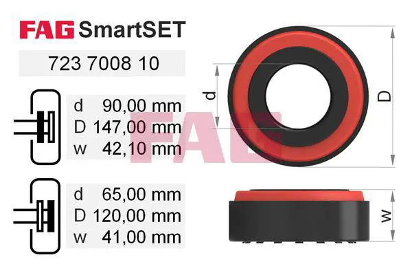 Handler.Part Wheel bearing kit FAG 723700810 1