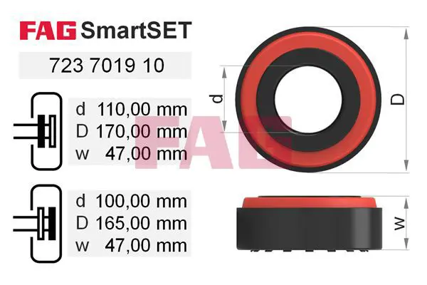 Handler.Part Wheel bearing kit FAG 723701910 1