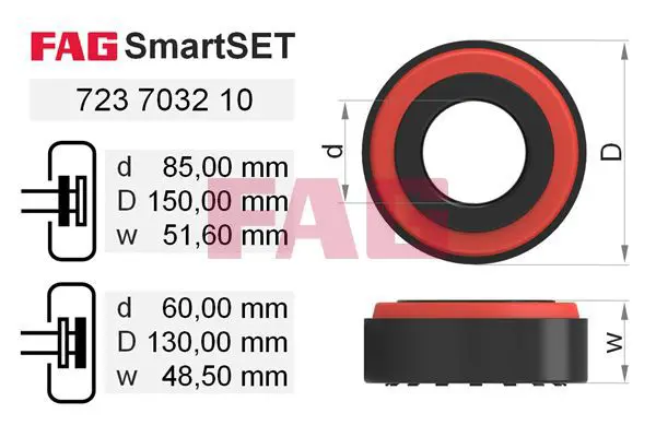 Handler.Part Wheel Bearing Kit FAG 723703210 1