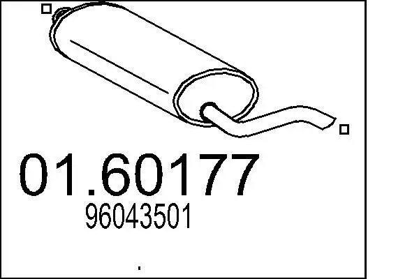 Handler.Part End silencer MTS 0160177 1