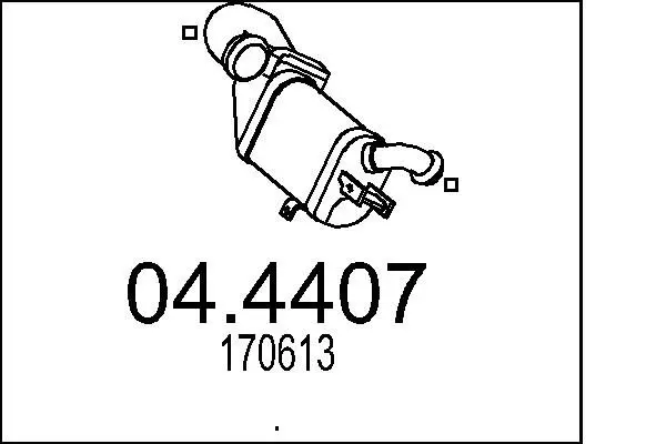 Handler.Part Catalytic converter MTS 044407 1