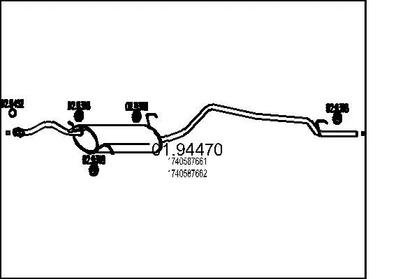 Handler.Part End silencer MTS 0194470 1