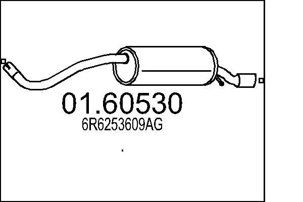 Handler.Part End silencer MTS 0160530 1