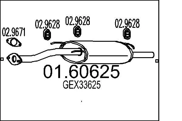 Handler.Part End silencer MTS 0160625 1