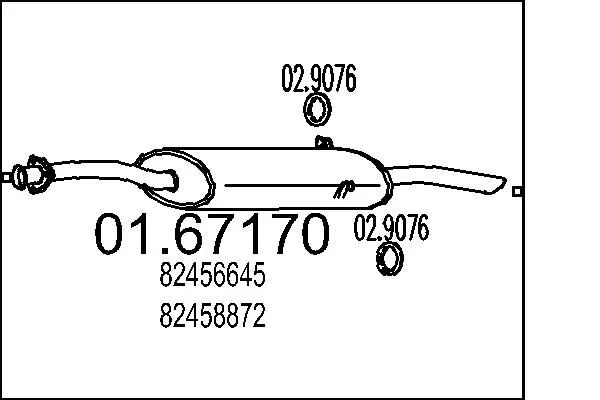 Handler.Part End silencer MTS 0167170 1