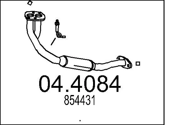 Handler.Part Catalytic converter MTS 044084 1