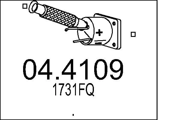 Handler.Part Catalytic converter MTS 044109 1