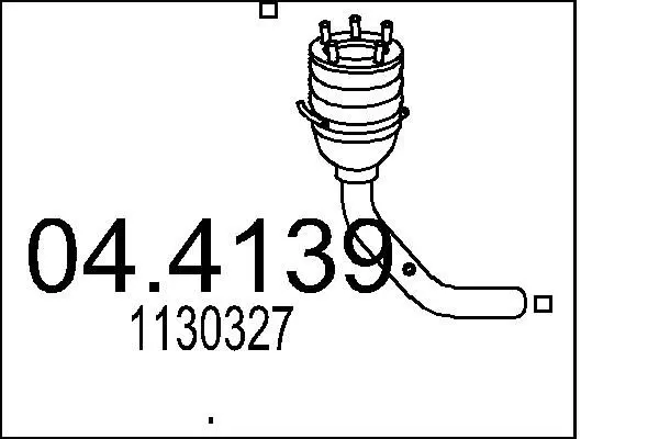 Handler.Part Catalytic converter MTS 044139 1