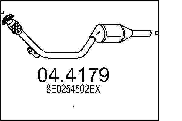 Handler.Part Catalytic converter MTS 044179 1