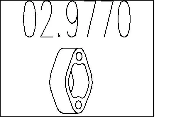 Handler.Part Rubber buffer, silencer MTS 029770 1