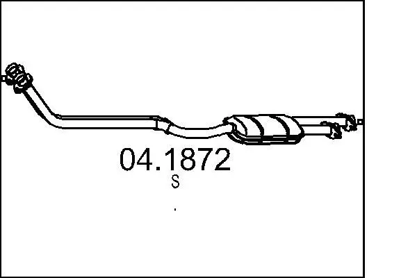 Handler.Part Catalytic converter MTS 041872 1