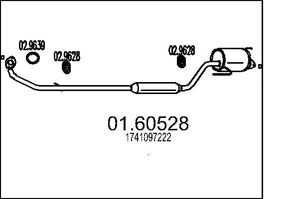 Handler.Part End silencer MTS 0160528 1