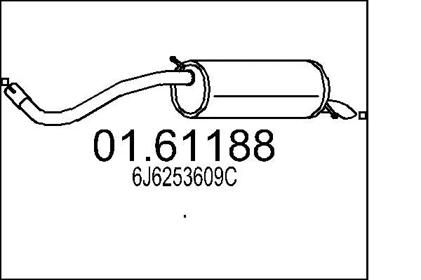 Handler.Part End silencer MTS 0161188 1