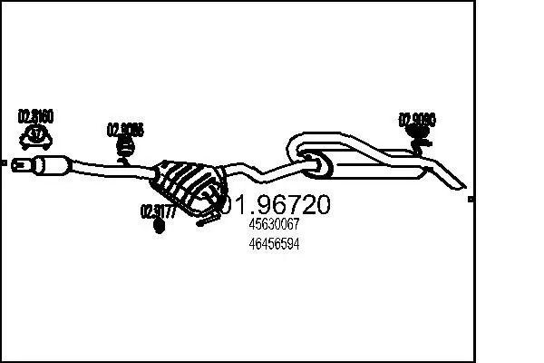 Handler.Part End silencer MTS 0196720 1