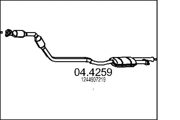 Handler.Part Catalytic converter MTS 044259 1