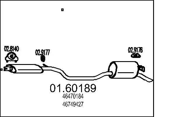 Handler.Part End silencer MTS 0160189 1