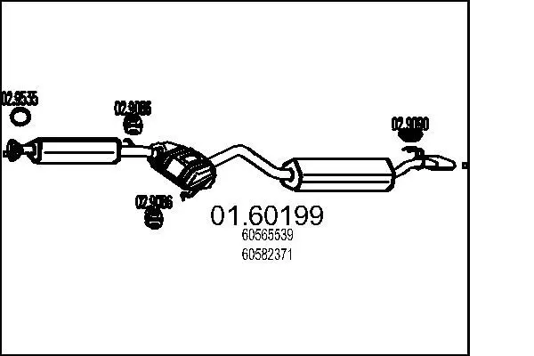 Handler.Part End silencer MTS 0160199 1