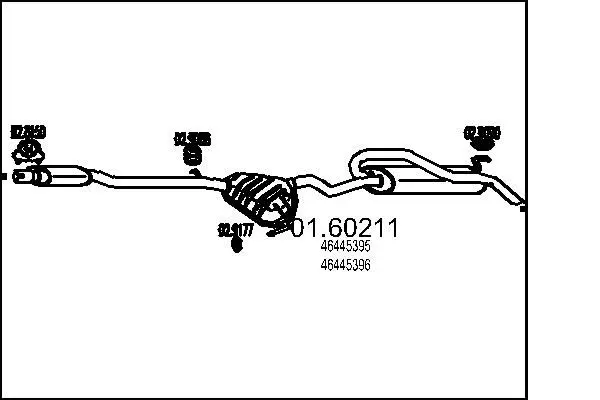 Handler.Part End silencer MTS 0160211 1