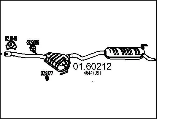 Handler.Part End silencer MTS 0160212 1