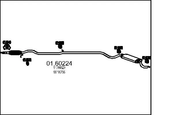 Handler.Part End silencer MTS 0160224 1