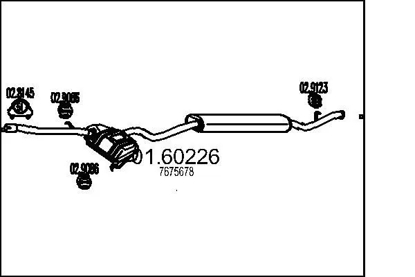 Handler.Part End silencer MTS 0160226 1