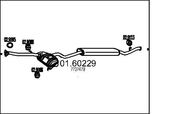 Handler.Part End silencer MTS 0160229 1