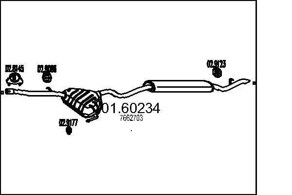 Handler.Part End silencer MTS 0160234 1