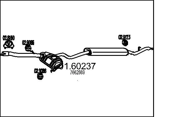 Handler.Part End silencer MTS 0160237 1