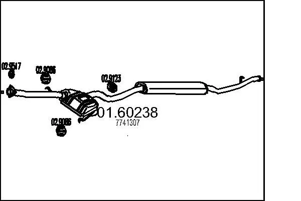 Handler.Part End silencer MTS 0160238 1